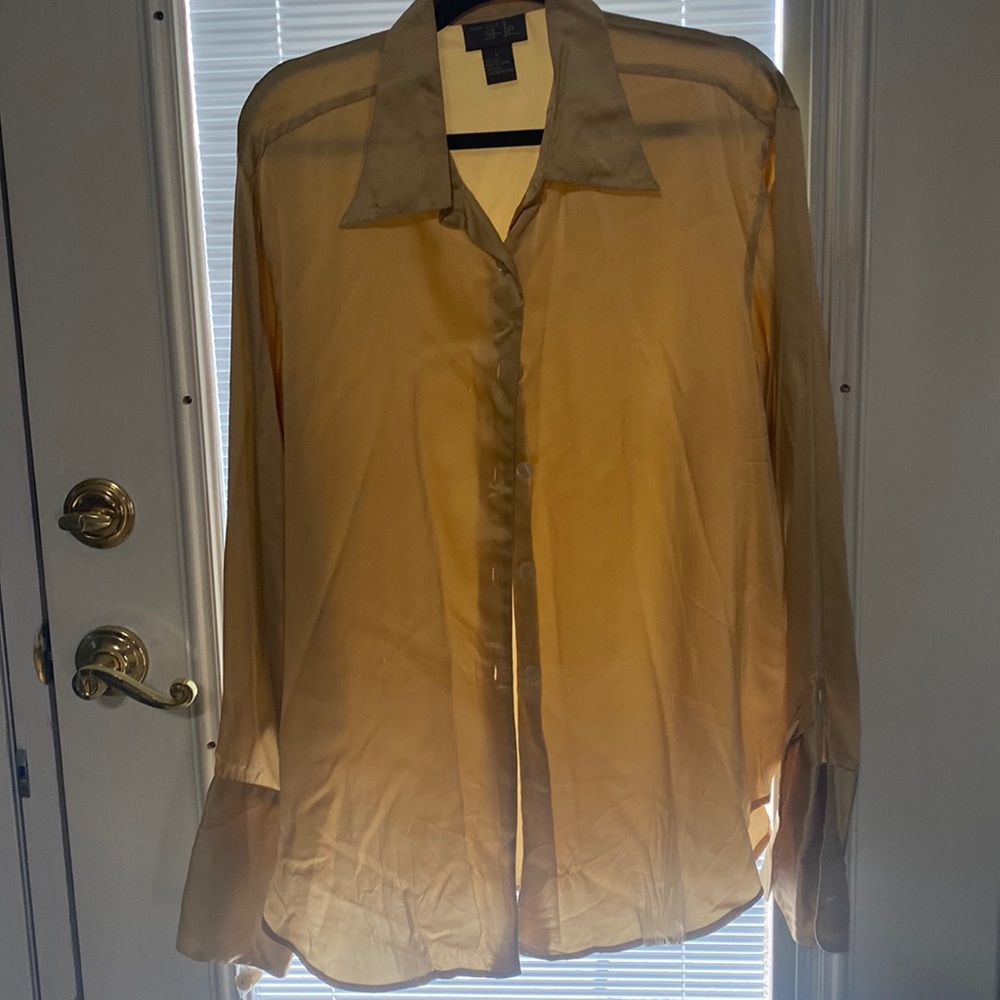 New York Style Gold Dressy shirt